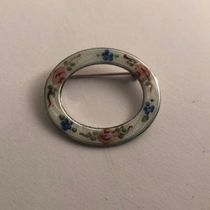 Lemode Sterling & Enamel Pin/ Brooch